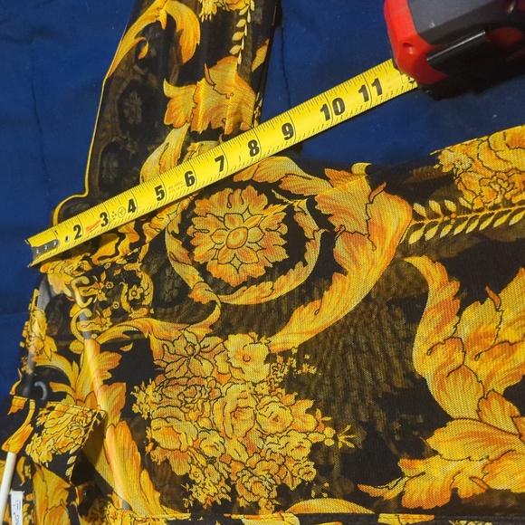 EUC women's gold and black (see-through) button up shirt, size L - Picture 10 of 10